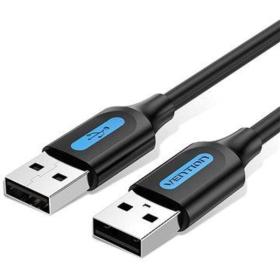 Cable USB 2.0 Vention COJBD/ USB Macho - USB Macho/ 50cm/ Negro